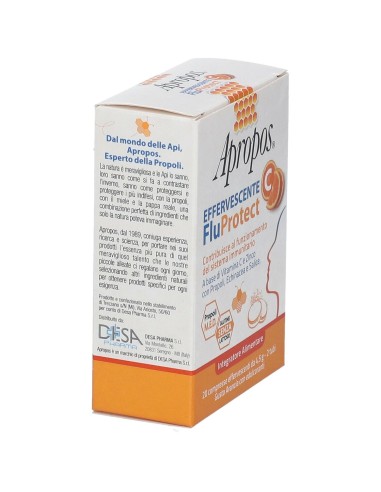 APROPOS FLUPROTECT EFFERVESCENTE C 20 COMPRESSE
