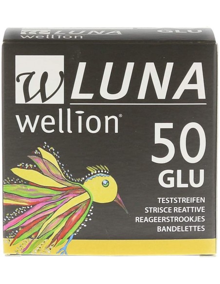 WELLION LUNA 50 STRIPS STRISCE PER MISURAZIONE GLICEMIA