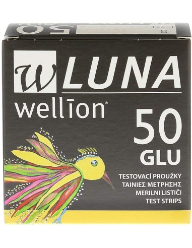 WELLION LUNA 50 STRIPS STRISCE PER MISURAZIONE GLICEMIA