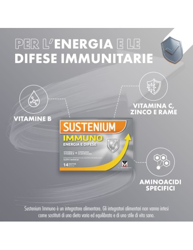 SUSTENIUM IMMUNO ENERGY 14 BUSTINE DA 4,5 G