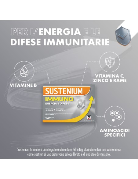SUSTENIUM IMMUNO ENERGY 14 BUSTINE DA 4,5 G