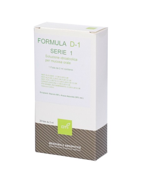 FORMULA D-1 SERIE 1 COMPOSTO 20 FIALE IDROALCOLICHE 2ML