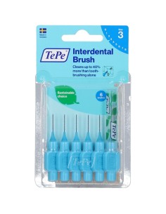TEPE SCOVOLINO BLU 0,60MM 6 PEZZI