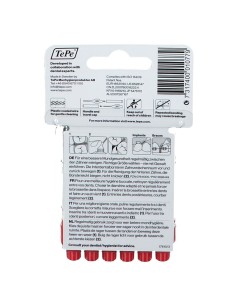 TEPE SCOVOLINO ROSSO 0,5MM 6 PEZZI