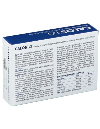 CALOS D3 30 COMPRESSE