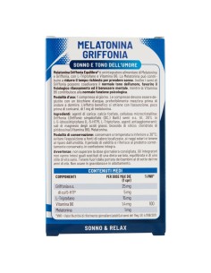 MELATONINA + GRIFFONIA 60 COMPRESSE 2