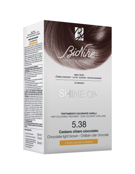 BIONIKE SHINE ON 5,38 CASTANO CHIARO CIOCCOLATO 125 ML
