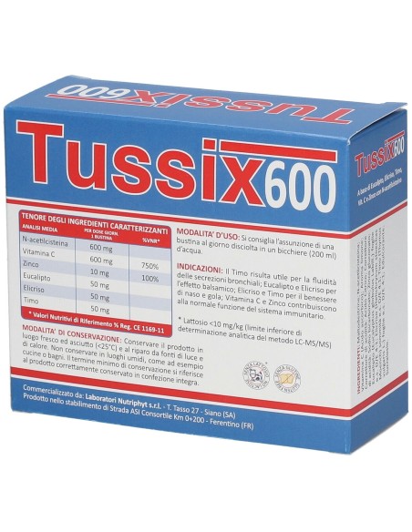 TUSSIX 600 20 BUSTINE