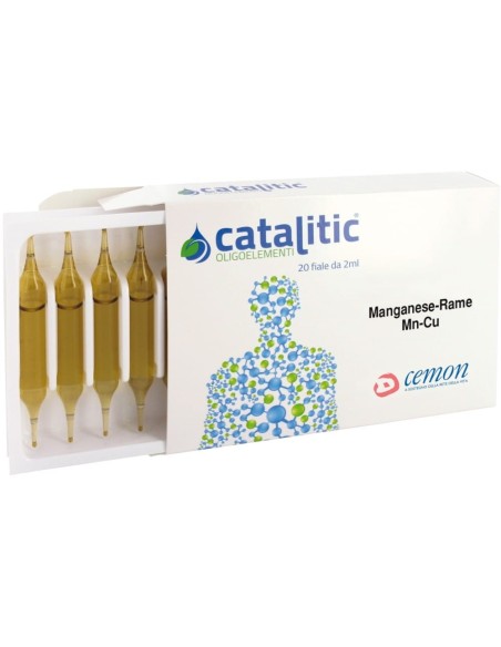 CATALITIC OLIGOELEMENTI MANGANESE RAME MN-CU 20 FIALE 2 ML