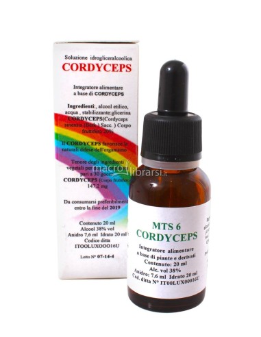 MTS6 CORDYCEPS GOCCE FLACONCINO 20 ML