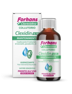 FORHANS COLLUTORIO CON CLOREXIDINA 0,12 CLEXIDIN SENZA ALCOOL 200 ML