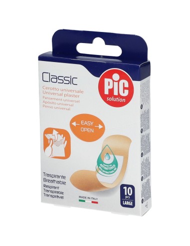 CEROTTO PIC CLASSIC 25X72 MM 10 ANTIBATTERICO 10 PEZZI