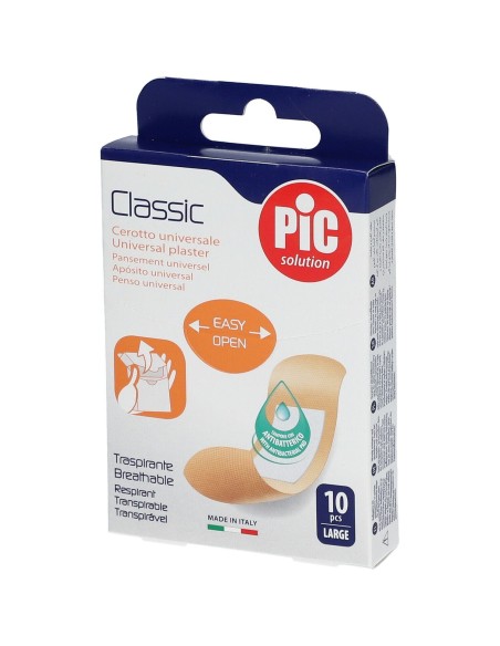 CEROTTO PIC CLASSIC 25X72 MM 10 ANTIBATTERICO 10 PEZZI