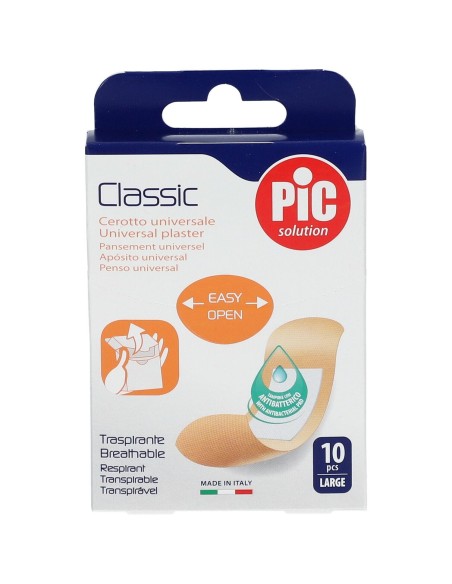 CEROTTO PIC CLASSIC 25X72 MM 10 ANTIBATTERICO 10 PEZZI
