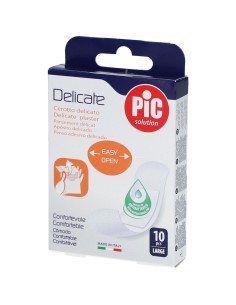 CEROTTO PIC DELICATE 25X72 MM ANTIBATTERICO 10 PEZZI