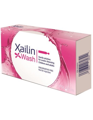 XAILIN WASH SOLUZIONE STERILE OCULARE 20 FLACONCINI 5 ML MONODOSE