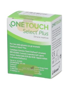 STRISCE MISURAZIONE GLICEMIA ONETOUCH SELECT PLUS 25 STRISCE 2