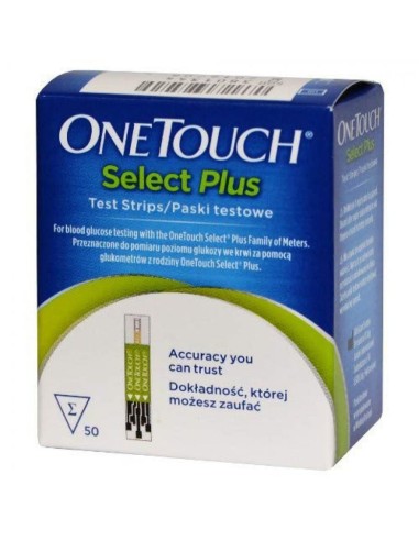 STRISCE MISURAZIONE GLICEMIA ONETOUCH SELECT PLUS 50 STRISCE