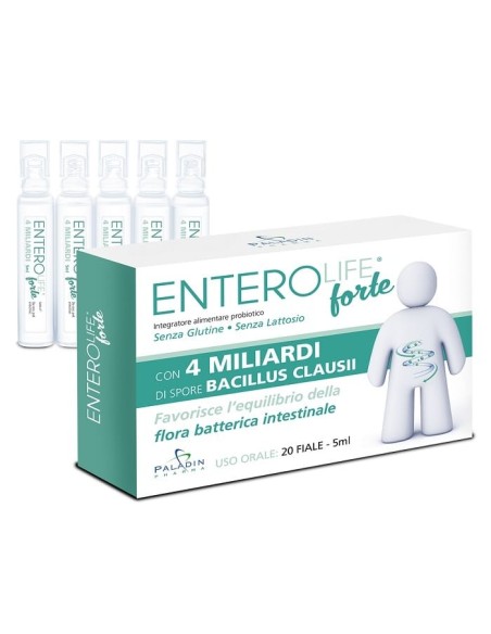 ENTEROLIFE FORTE 4 MILIARDI 20 FIALE DA 5 ML