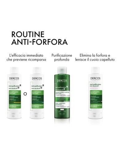 DERCOS SHAMPO ANTIFORFORA GRASSI 200 ML