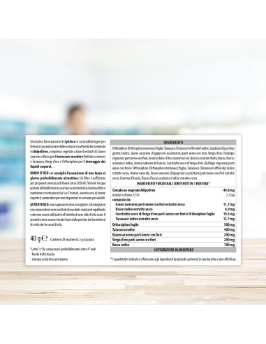 LYNFASE FITOMAGRA TISANA 20 BUSTE FILTRO 2 G CIASCUNA