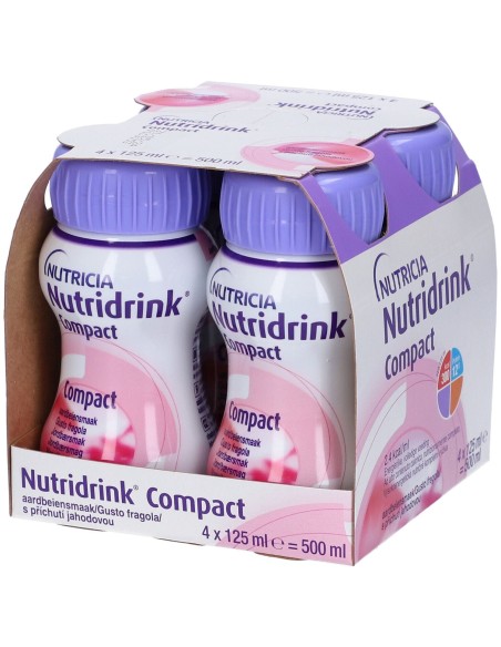 NUTRIDRINK COMPACT FRAGOLA 4X125 ML