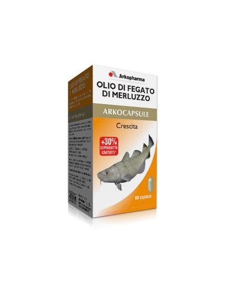 ARKO CAPSULE OLIO FEGATO MERLUZZO 60 CAPSULE