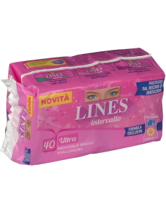 PROTEGGISLIP LINES INTERVALLO RIPIEGATO 40 PEZZI