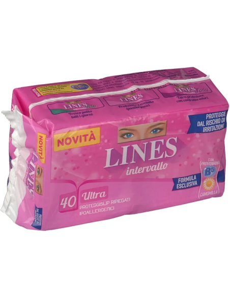 PROTEGGISLIP LINES INTERVALLO RIPIEGATO 40 PEZZI