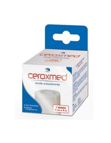 BENDA ELASTICA AUTOADERENTE CEROXMED 4 X 400 CM 1 PEZZO