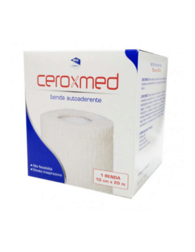 BENDA ELASTICA AUTOADERENTE CEROXMED 2000 X 10 CM 1 PEZZO