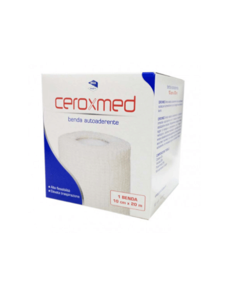 BENDA ELASTICA AUTOADERENTE CEROXMED 2000 X 10 CM 1 PEZZO