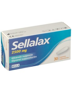 SELLALAX 2500MG SUPPOSTE GLICEROLO 30 PEZZI