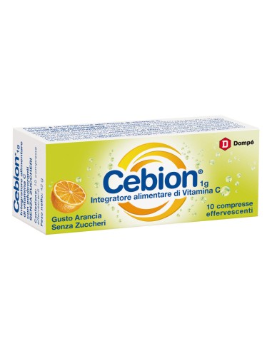 CEBION EFFERVESCENTE VIT C SENZA ZUCCHERO 10 COMPRESSE