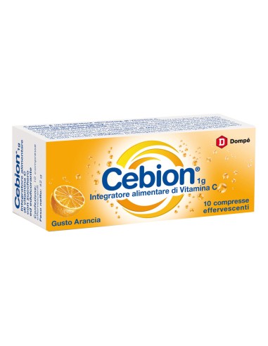 CEBION EFFERVESCENTI VITAMINA C ARANCIA 10 COMPRESSE