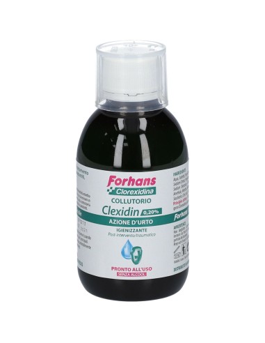 FORHANS CLEXIDIN 0,20 SENZA ALCOOL 200 ML