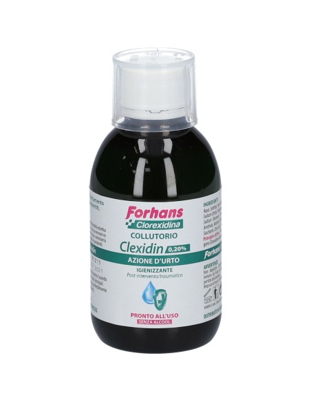 FORHANS CLEXIDIN 0,20 SENZA ALCOOL 200 ML