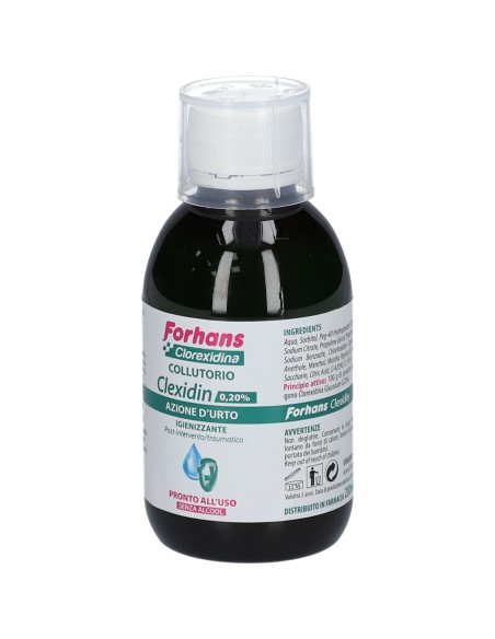FORHANS CLEXIDIN 0,20 SENZA ALCOOL 200 ML