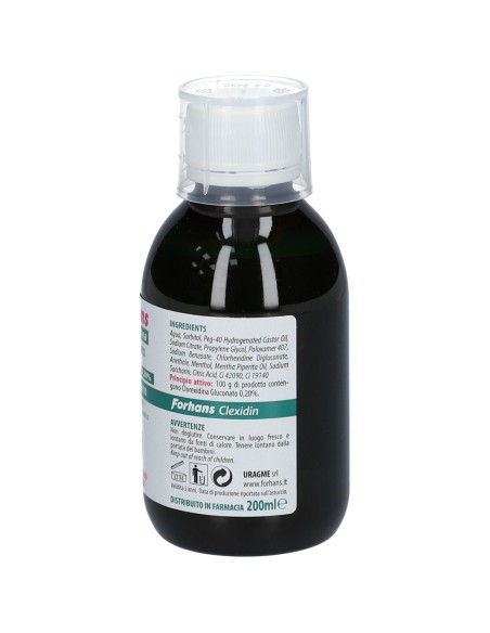FORHANS CLEXIDIN 0,20 SENZA ALCOOL 200 ML