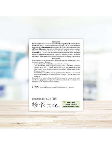 NEOBIANACID 20 BUSTINE MONODOSE