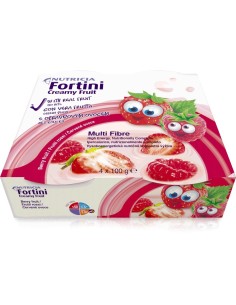 FORTINI CREAMY FRUIT MULTI FIBRE FRUTTI ROSSI 4X100 G
