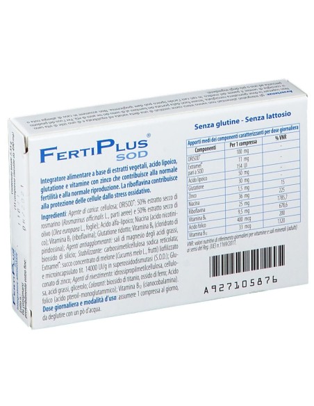 FERTIPLUS SOD 15 COMPRESSE RIVESTITE