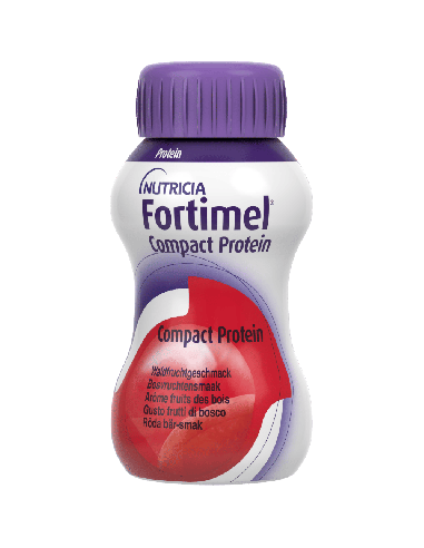 NUTRICIA FORTIMEL COMPACT PROTEIN GUSTO FRUTTI DI BOSCO 4 BOTTIGLIE DA 125 ML