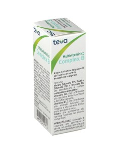 MULTIVITAMINICO COMPLEX B TEVA 40 COMPRESSE 16,4 G 2