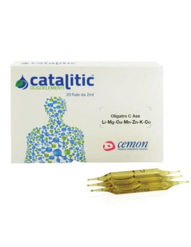 CATALITIC OLIGOELEMENTI OLIGATRO MN-CO-ZN-CU-MG-K-LI 20 AMPOLLE