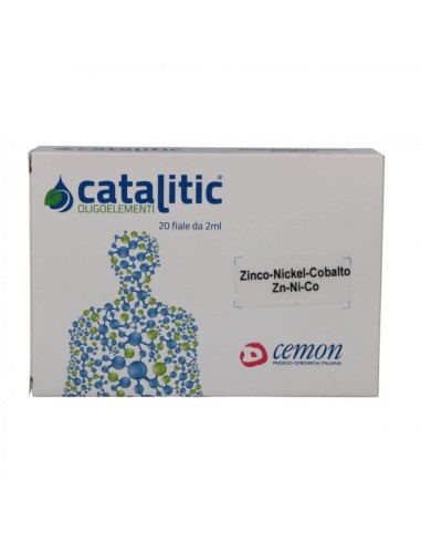 CATALITIC OLIGOELEMENTI ZINCO NICHEL COBALTO ZN-NI-CO 20 AMPOLLE