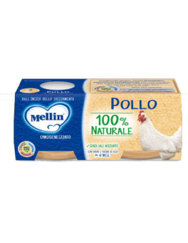 MELLIN OMOGENEIZZATO POLLO 2 X 80 G