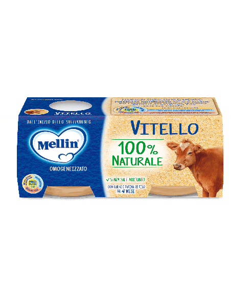 MELLIN OMOGENEIZZATO VITELLO 2 X 80 G