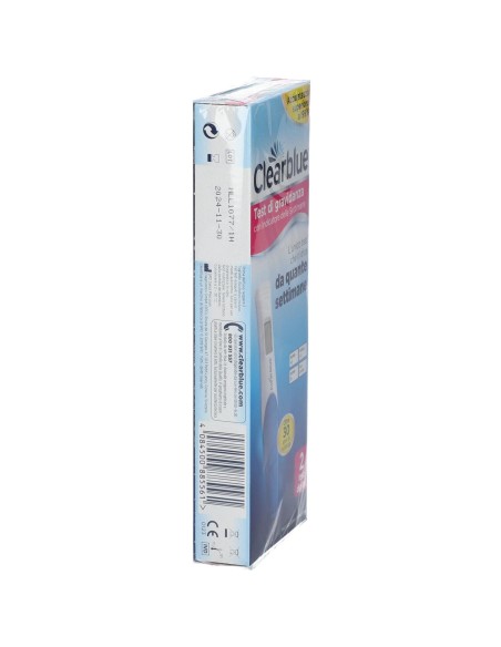 TEST DI GRAVIDANZA CLEARBLUE CON INDICATORE DELLE SETTIMANE 2 PEZZI