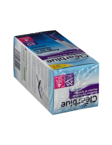 MONITOR DI FERTILITA' CLEARBLUE ADVANCED IN STICK 20 PEZZI + 4 TEST DI GRAVIDANZA